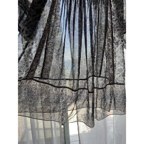 Joie 100% Silk Tunic Shift Dress, 3/4 Sleeve Tapestry Floral Pattern‎ Size XS - Picture 11 of 11